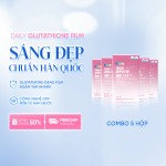 [Combo 5 Hộp] DAILY GLUTATHIONE FILM 130MG Sáng Da, Mờ Nám
