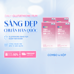[Combo 4 Hộp] DAILY GLUTATHIONE FILM 130MG Sáng Da, Mờ Nám