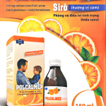 Siro Polcalmex (vị cam, vị dâu)